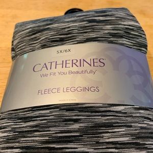 Catherines. Leggings. Fleece. 5X/6X.